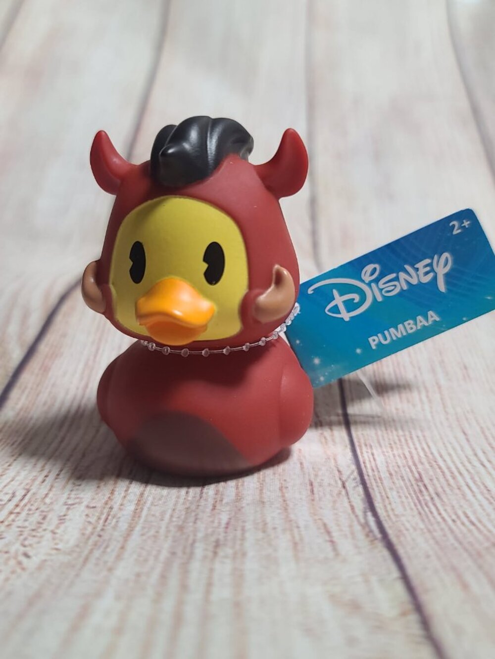 Disney DUCKaLooz The Lion King - Pumbaa 2.75" Rubber Duck - NEW
